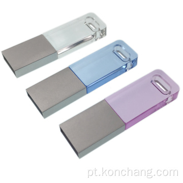 Unidade Flash USB Slim Glass